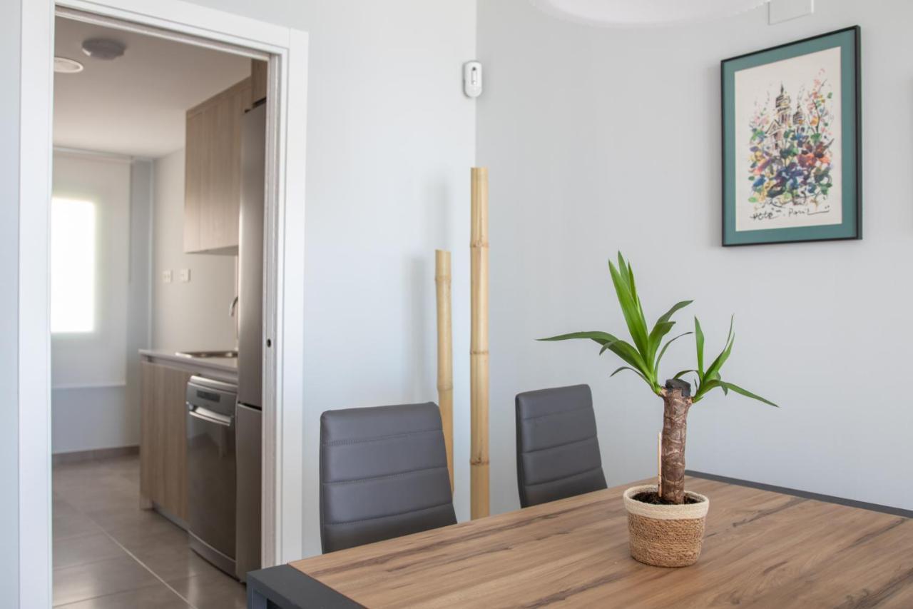 Precioso Apartamento Frente A La Playa Con Piscina Mojácar Dış mekan fotoğraf