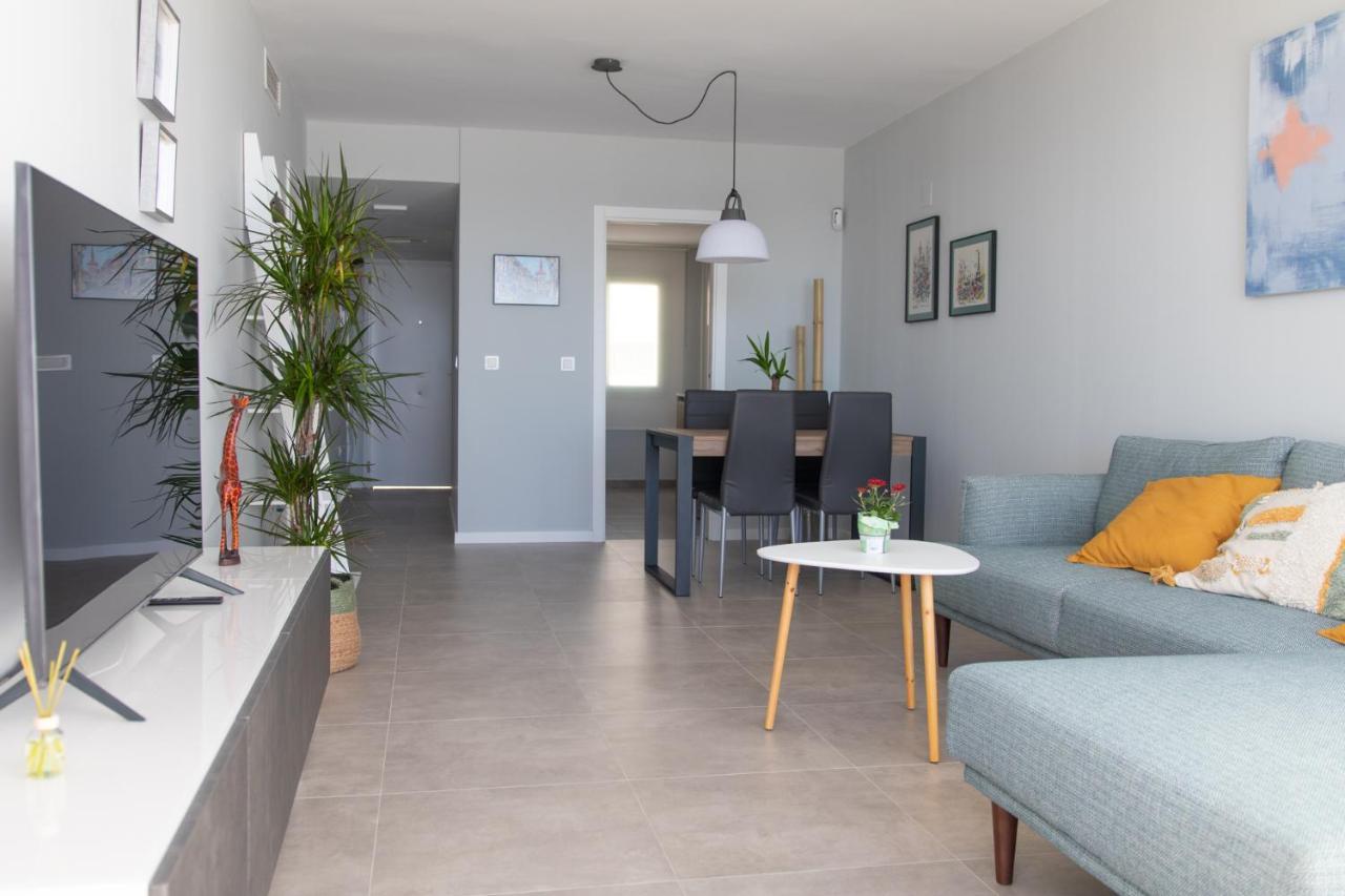 Precioso Apartamento Frente A La Playa Con Piscina Mojácar Dış mekan fotoğraf
